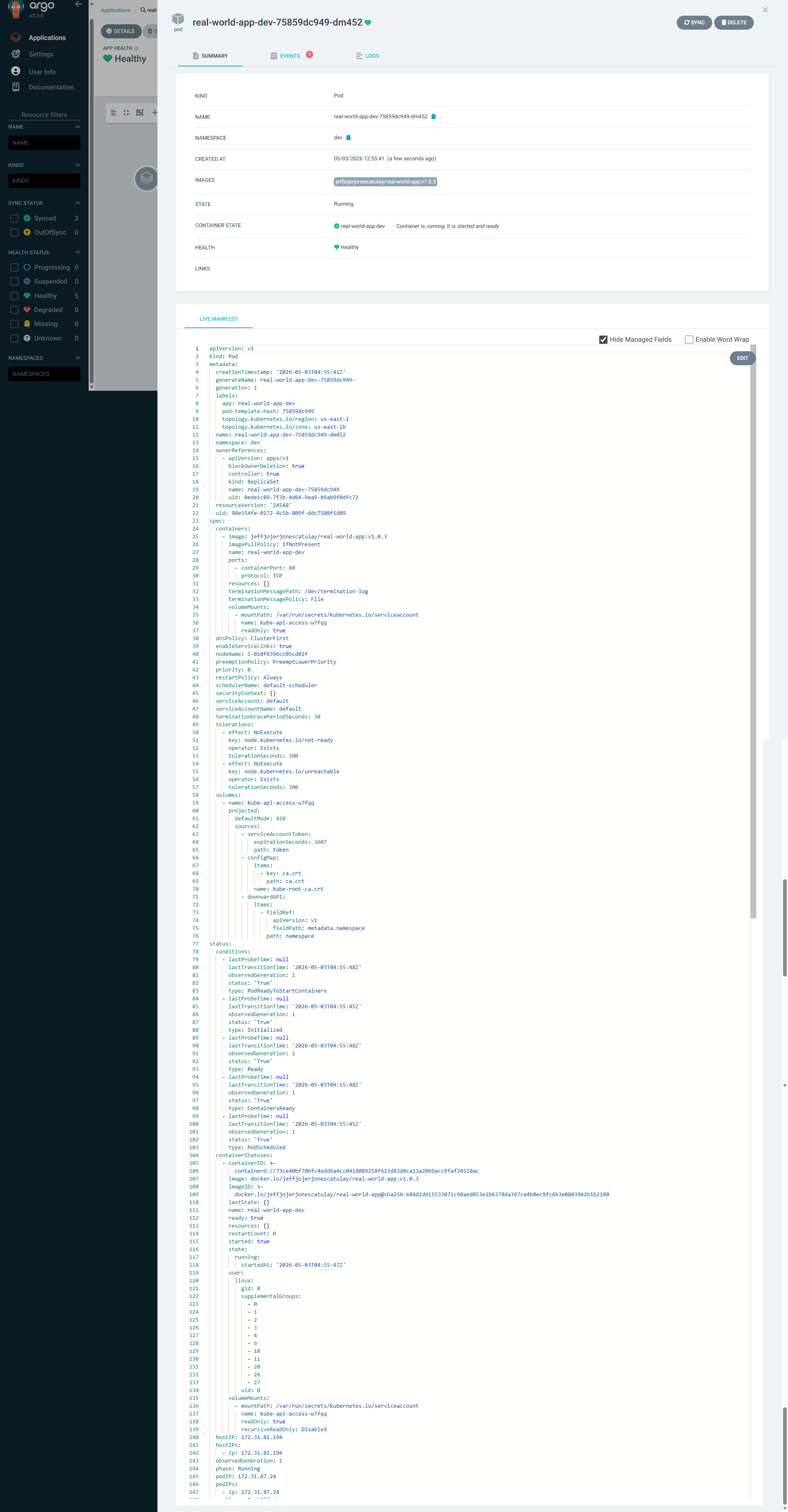 ArgoCD Management Console