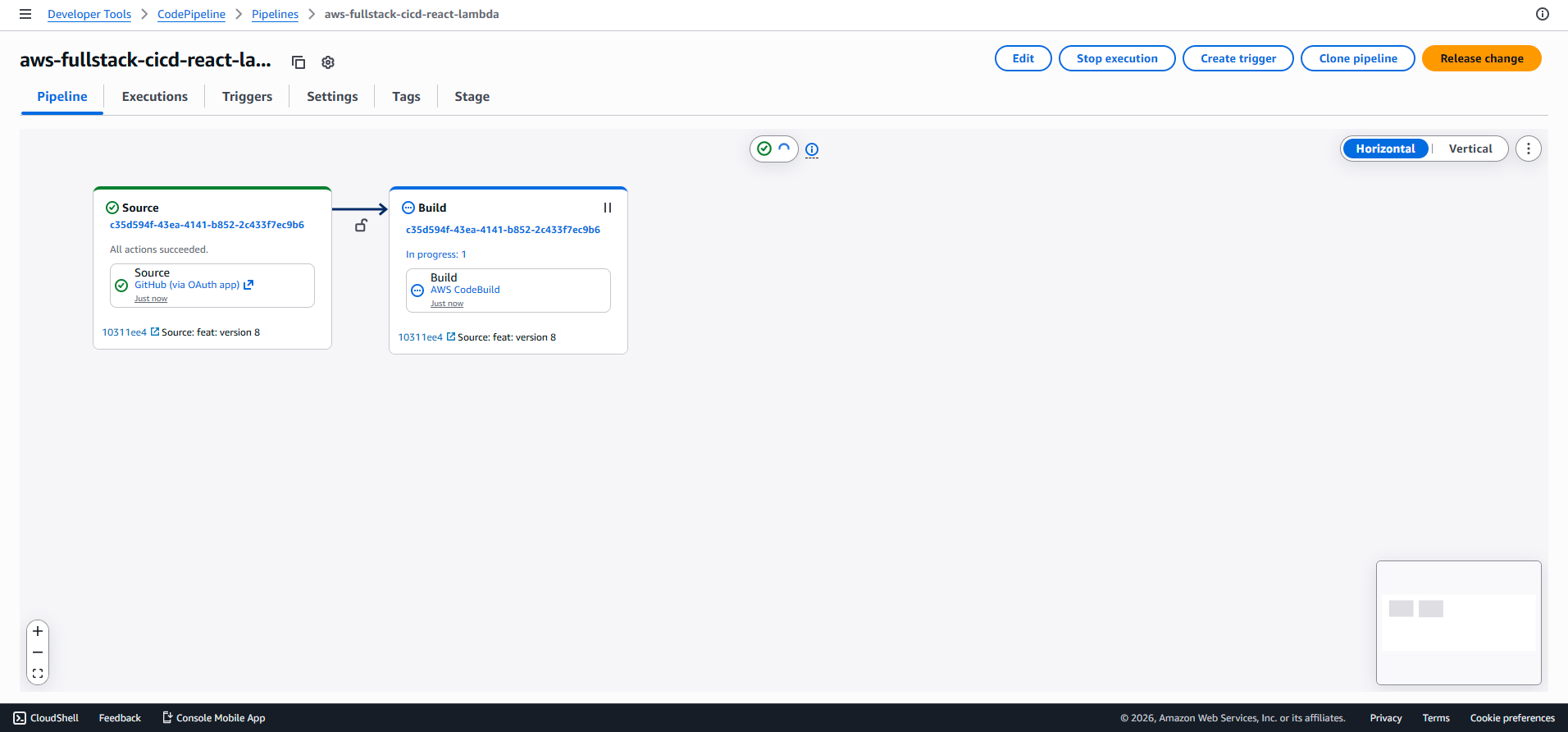 CodePipeline View