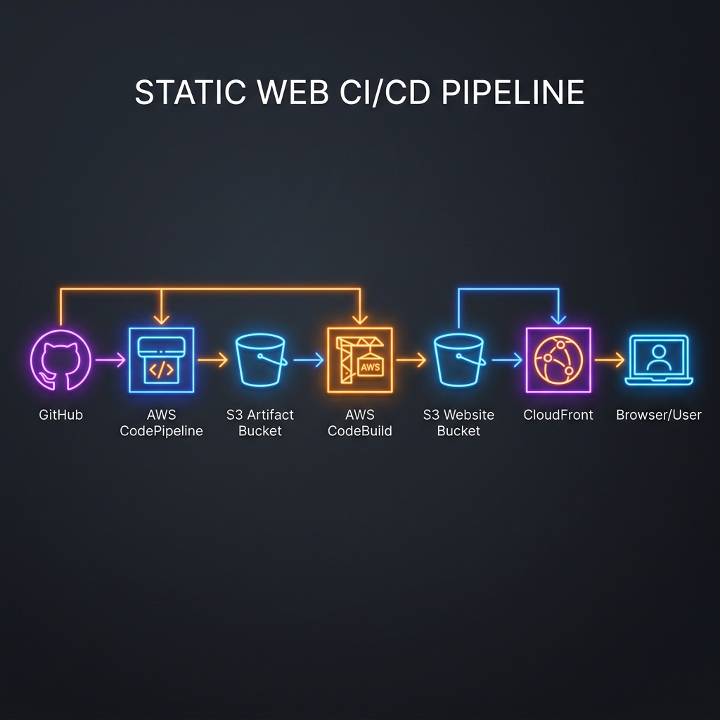 AWS S3 + CloudFront CI/CD Project