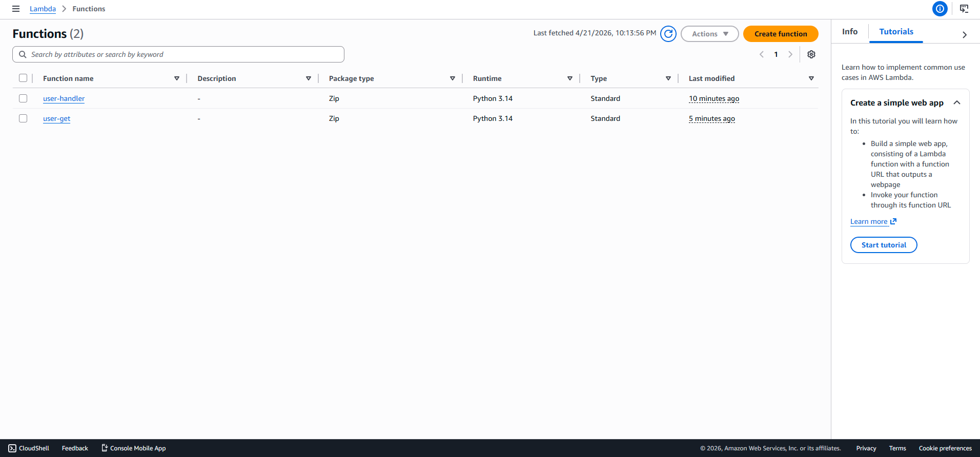 AWS Lambda Logic