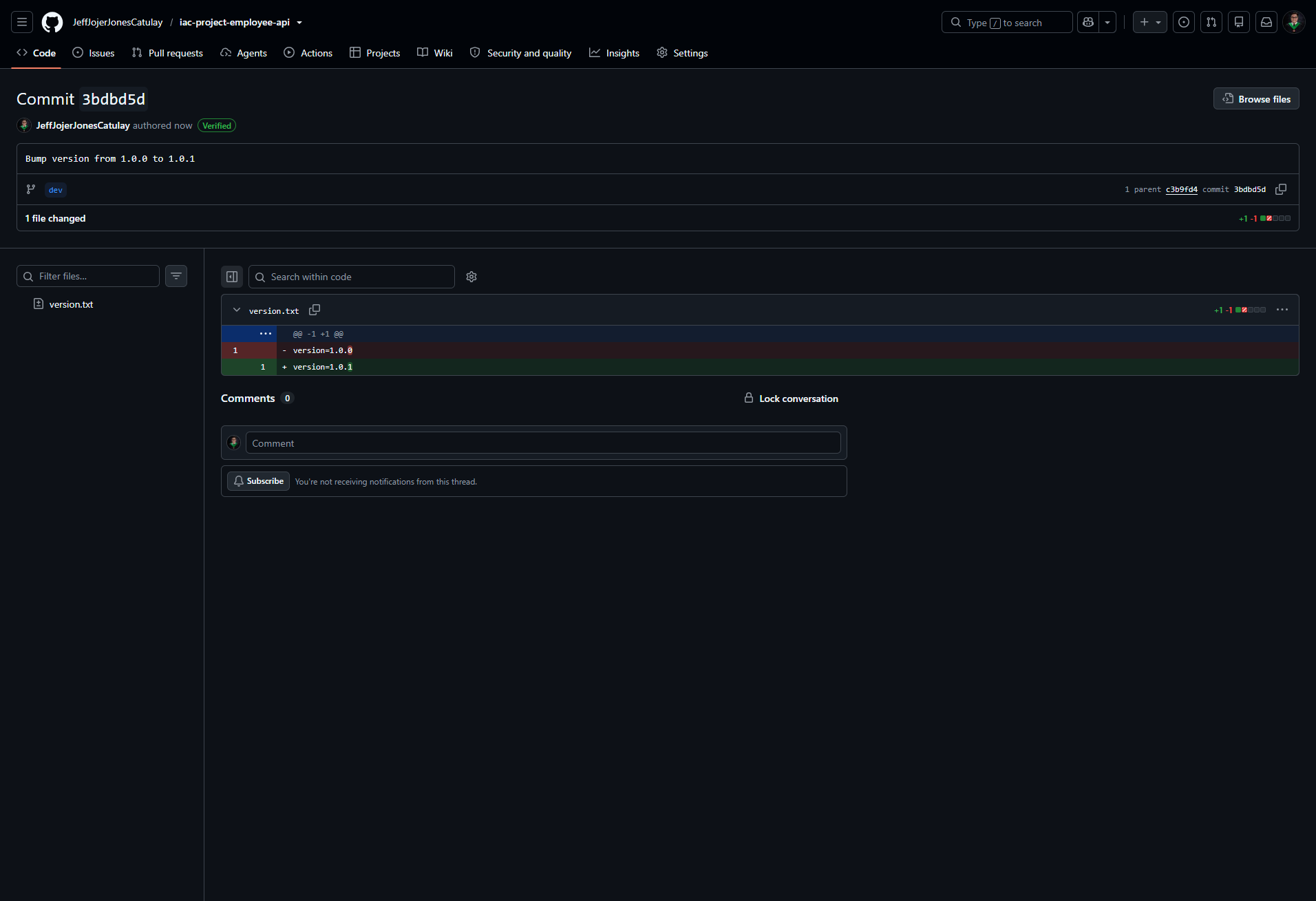 Dev Push