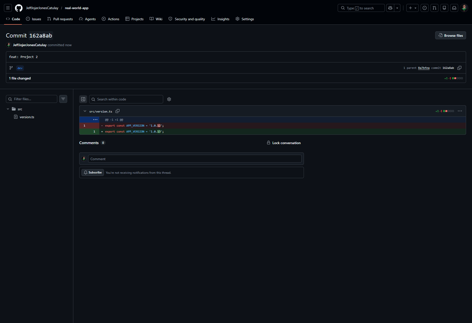 Dev Push